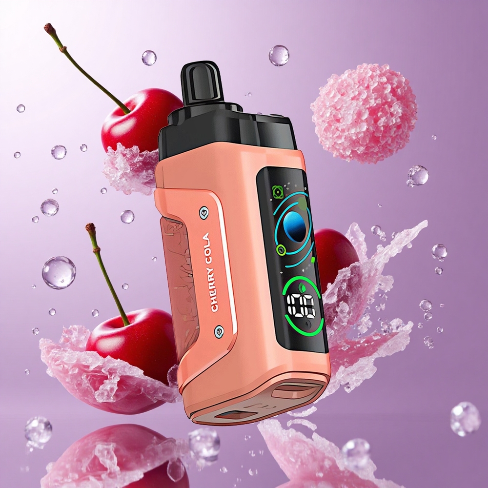 Razz Bar 45000パフ 使い捨てベープ チェリーコーラ 1.0オームメッシュコイル