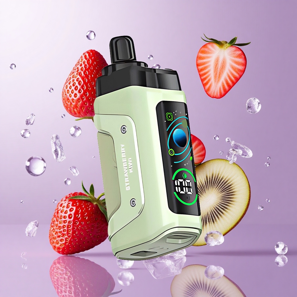 Razz Bar 45000パフス ディスポーザブルベイプ ストロベリーキウイ タイプC充電式