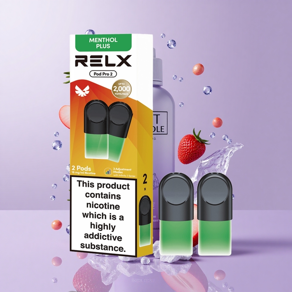 RELX Pod Pro 2 1.9ml ミントメントールプラス 3段階電圧調整