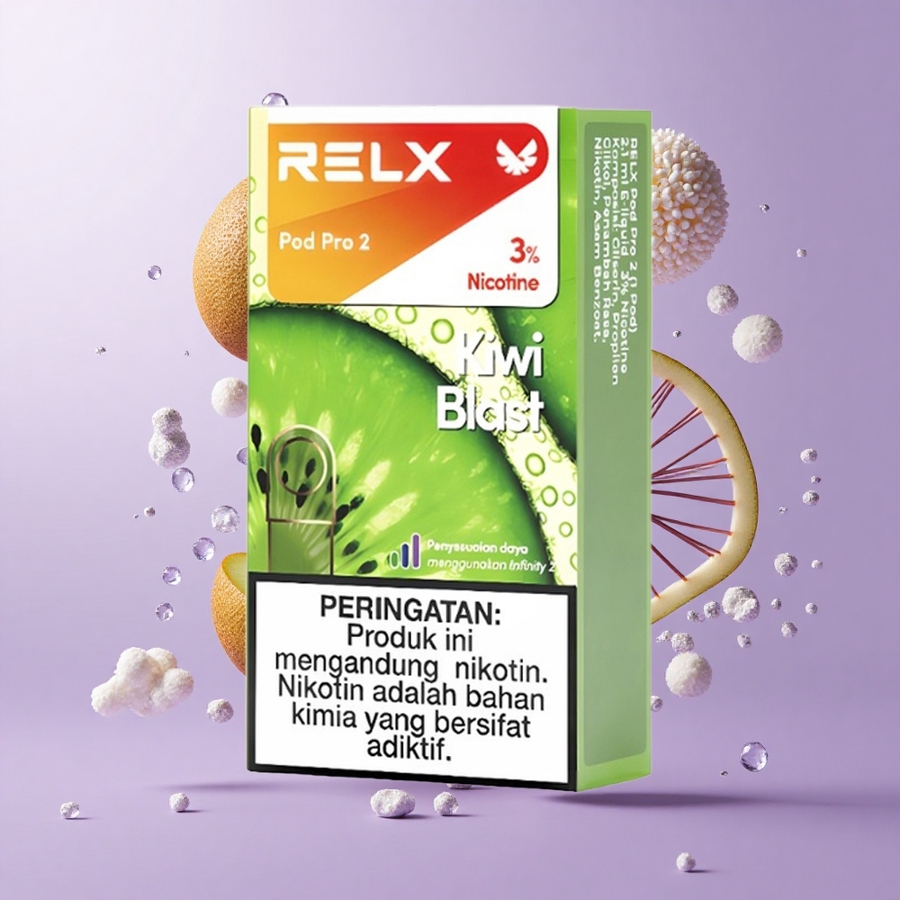 RELX Pod Pro 2 キウイブラスト 3%ニコチン 1.9ml 600パフ