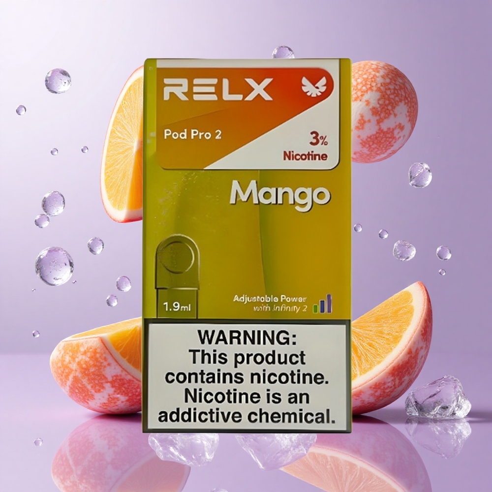 RELX Pod Pro 2 マンゴーアイス ニコチン3% 600パフ 1.9ml