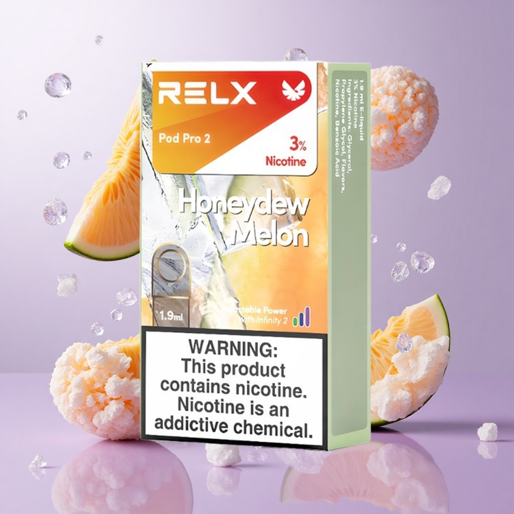 RELX Pod Pro 2 600パフ 1.9ml ハニーデューメロン