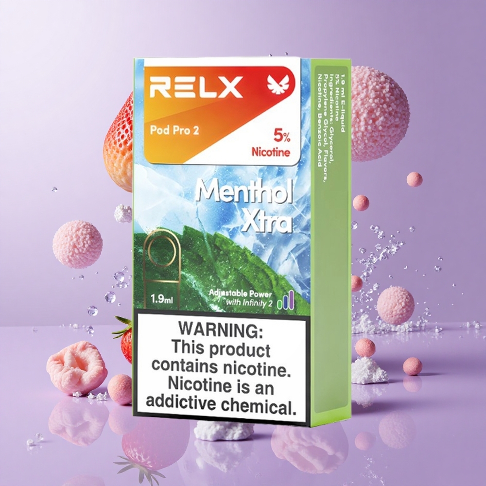 RELX Pod Pro 2 メンソール Xtra 5%ニコチン 1.9ml 600パフ